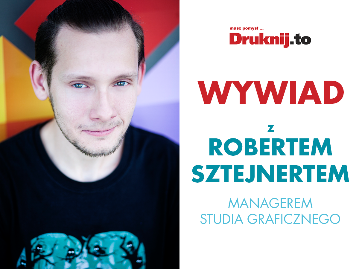 amerykanski kadr portretu Roberta Sztajnerta - bohatera wywiadu